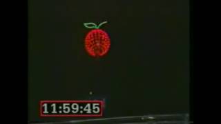 New Years Eve Ball drop  1984 Still useful [upl. by Ellitnahc]