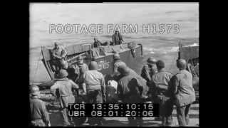 1945 Germany Rhine River Crossing H157307  Footage Farm [upl. by Nivre959]