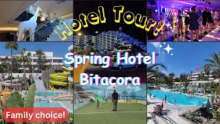 Hotel Tour  Whats inside Spring Hotel Bitacora in Tenerife Spain familyhotel roomtour [upl. by Louis]