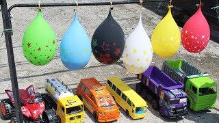 Main Balon dan Tebakantebakan warna  Mainan Mobil amp Truk Pasir [upl. by Dace612]