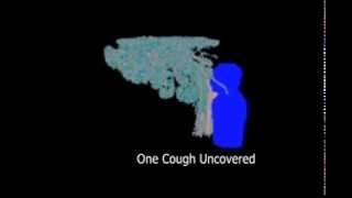 Cough Simulation Video  Face Mask covered and uncovered [upl. by Layap108]