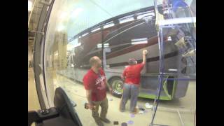 Tiffin Allegro Bus 45LP Motor Coach Build Time Lapse  Day 8 [upl. by Kwon]