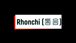 Rhonchi 통음 [upl. by Lemmor]