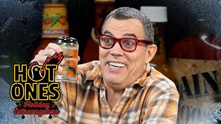 SteveO Is Extra Naughty For the Hot Ones Holiday Extravaganza  Hot Ones [upl. by Inirt]