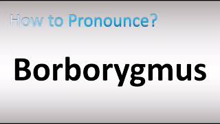 How to Pronounce Borborygmus [upl. by Lerual]