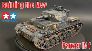 Building the New Tamiya 135  Panzer IV ausf F New release plastic model kit [upl. by Notlad]