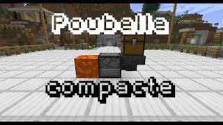 Tuto Redstone  37 Poubelle Automatisée et Compacte FR [upl. by Baiss314]