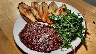 FRENCH BEEF TARTARE RECIPE [upl. by Andri]