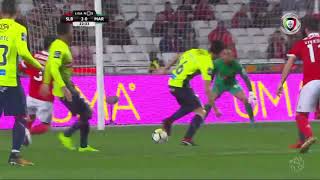 Benfica 20 Marítimo Liga 25ª J Golo de Grimaldo [upl. by Tamara465]