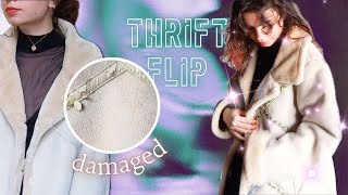 thrift flip  upgrade dun manteau trouvé en frip [upl. by Nauqes]