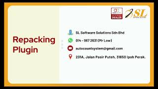 ENG AutoCount  Repacking Plugin Tutorial AutoCount Accounting 21 [upl. by Ecidnak]