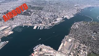 MH60S Seahawk Flight Over San Diego  HSC8 quotEightballersquot [upl. by Kcinnay799]