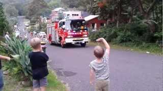 Santa Claus on the Scarborough Fire Truck [upl. by Wera]