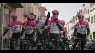 EF Education First  Drapac pb Cannondale PinkArgyle is on the move [upl. by Itsa]