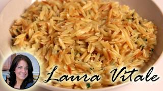 Buttery Parmesan Orzo Recipe  Laura Vitale  Laura in the Kitchen Episode 306 [upl. by Rol809]