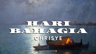 CHRISYE – HARI BAHAGIA Lyrics [upl. by Geanine865]