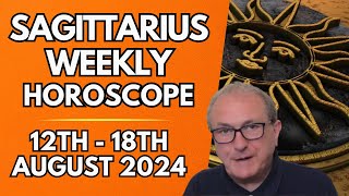 Sagittarius Horoscope  Weekly Astrology  12th to 18th August 2024 [upl. by Nnylannej]