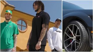 LONZO BALL amp LIANGELO BALL STAR IN NEW BBB COMMERCIAL WITH FATHER LAVAR BALL SHOWING NEW BBB RIMS [upl. by Peggi]