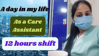 A Day in my Life in Care HomeAs a Healthcare Assistant12 Hours Long Shiftjobsinuk indiatouk [upl. by Aneroc]