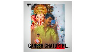 My dayganesh chaturthi part2 ganeshchaturthi ganpati celebration youtube ganesh minivlog [upl. by Lancey434]