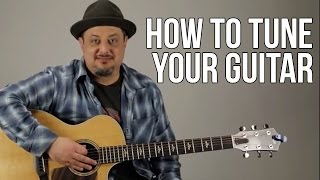 How to Tune Your Guitar For Beginners [upl. by Danzig]