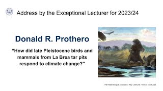 Donald Prothero  How do animals respond to climate change [upl. by Ivar]