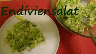 Endiviensalat mit warmem KartoffelSahneDressing [upl. by Cissie]