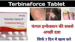 Terbinaforce TabletTerbinaforce tablet uses in hindiTerbinafine 250mg Tablets [upl. by Ennayram]