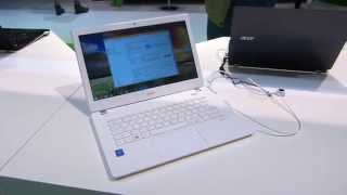 IFA 2014  Acer Aspire V13 Hands On Video [upl. by Hctim]