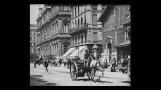 Place des Cordeliers à Lyon 1895 Place des Cordeliers à Lyon  Lumière [upl. by Chadd414]