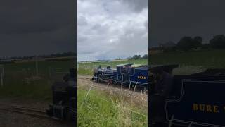 BVR6 climbs Wroxham bank parellel run  Bure Valley Railway 220624 [upl. by Nonnaehr340]