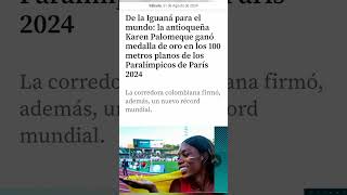 Karen Palomeque gana Medalla de Oro para Colombia es la tercera para el país [upl. by Nittirb]