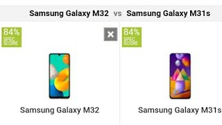 Samsung Galaxy M32 vs Samsung Galaxy M31s Full Comparison [upl. by Anyalram]