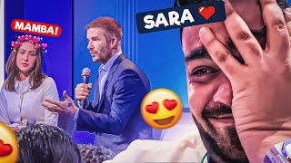 I MET SARA ALI KHAN ❤️ AND DAVID BECKHAM best moment😍 [upl. by Fital]