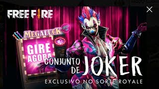 🔴 FREE FIRE JOKER  SORTEIO AGORA  LOTTERY NOW [upl. by Ainekahs]