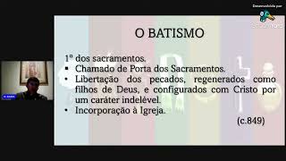 Sacramento no Batismo  Fundamentação no Direito Canônico corteslive [upl. by Xilef]