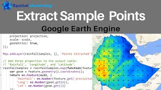 Google Earth Engine Tutorial  Extract Sample Points from a Raster Data [upl. by Anead]