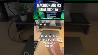 Dual Display on MacBook AIR M3 [upl. by Ximenez]