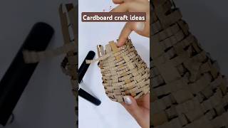 Diy cardboard craft ideas✂️🤎 shortsviralvideocrafts [upl. by Coop]