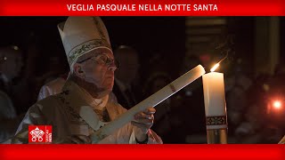 30 marzo 2024 Veglia Pasquale nella Notte Santa  Papa Francesco [upl. by Amlas107]