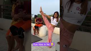 Chori se Photo Nikala 😍gymnast acrobaticscouplegoals funny comedy balance flexibility [upl. by Amlev]