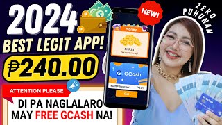 BEST GCASH LEGIT 2024 P200 AGAD DI PA NAGLALARO MAY PERA NA NO NEED INVITES WITH PROOF OF PAYOUT [upl. by Alih]