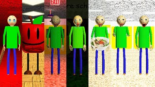 Everyone Baldis With Remastered Mods  ALL PERFECT [upl. by Neelrad]