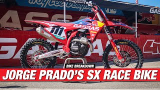 Inside Jorge Prados GasGas MC 450F Supercross Bike with Mechanic Kyle Defoe  Bike Breakdown [upl. by Lekym]