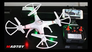 MADTOY ตอนที่497 Tracker Drone WiFi รุ่นล๊อคความสูง 1990 บ [upl. by Diraf463]