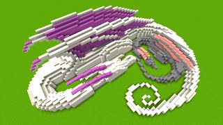 Minecraft Tutorial How to Build a Dragon [upl. by Jacobba71]