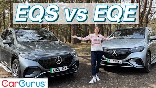 Mercedes EQS SUV vs EQE SUV Best of the Benz [upl. by Adi]