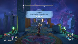 Mastering Herakless Strength vault Cheating Immortals Fenyx Rising New Game Plus [upl. by Ahsratan]