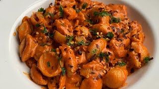 GIGI HADIDs PASTA RECIPE updated after the heavy criticism Penne Alla Vodka without Vodka [upl. by Merrick24]