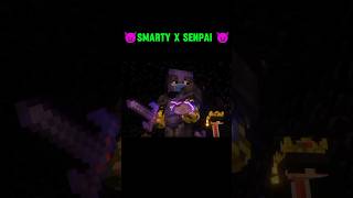 😈SMARTY X SENPAI😈  HOGALALLA SMP NEW MEMBER  shorts minecraft smartypie senpai edit [upl. by Nylecaj]